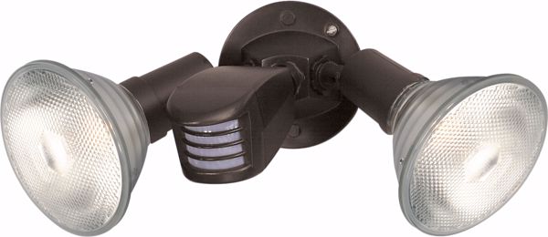 Picture of NUVO Lighting SF76/503 2 Light - 10" - Flood Light; Exterior - PAR38 with Adjustable Swivel & Motion Sensor