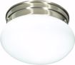 Picture of NUVO Lighting SF76/601 1 Light - 8" - Flush Mount - Small White Mushroom