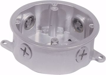 Picture of NUVO Lighting SF76/651 Die Cast Junction Box - Metallic Silver