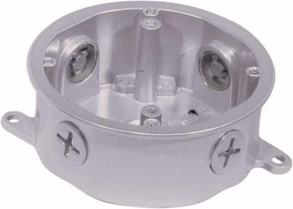 Picture of NUVO Lighting SF76/651 Die Cast Junction Box - Metallic Silver