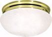 Picture of NUVO Lighting SF76/678 2 Light - 12" - Flush Mount - Large Alabaster Mushroom