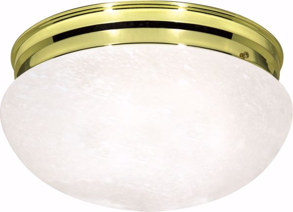 Picture of NUVO Lighting SF76/678 2 Light - 12" - Flush Mount - Large Alabaster Mushroom