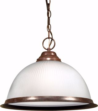 Picture of NUVO Lighting SF76/690 1 Light - 15" - Pendant - Frosted Prismatic Dome