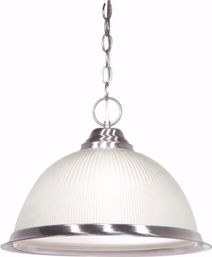 Picture of NUVO Lighting SF76/691 1 Light - 15" - Pendant - Frosted Prismatic Dome