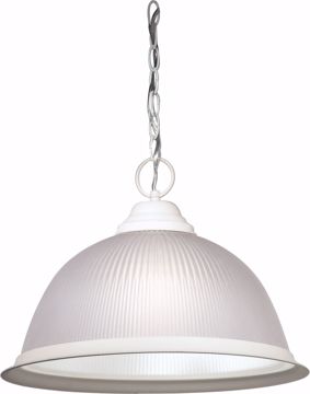 Picture of NUVO Lighting SF76/692 1 Light - 15" - Pendant - Frosted Prismatic Dome