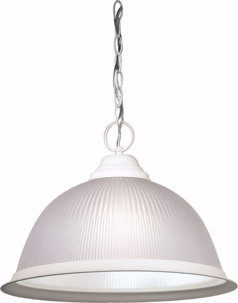 Picture of NUVO Lighting SF76/692 1 Light - 15" - Pendant - Frosted Prismatic Dome