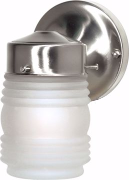 Picture of NUVO Lighting SF76/701 1 Light - 6" - Porch; Wall - Mason Jar with Frosted Glass