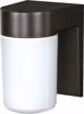 Picture of NUVO Lighting SF77/137 1 Light - 8" - Utility; Wall Mount - With White Glass Cylinder