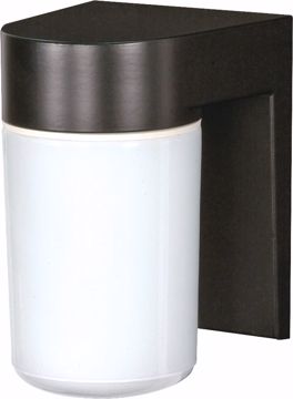 Picture of NUVO Lighting SF77/137 1 Light - 8" - Utility; Wall Mount - With White Glass Cylinder