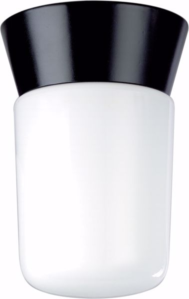 Picture of NUVO Lighting SF77/154 1 Light - 8" - Utility; Ceiling Mount - With White Glass Cylinder