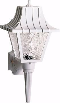 Picture of NUVO Lighting SF77/853 1 Light - 18" - Wall Lantern - Mansard Lantern with Textured Acrylic Panels