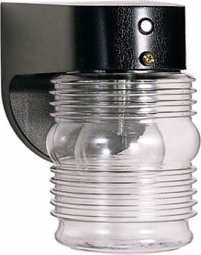 Picture of NUVO Lighting SF77/856 1 Light - 8" - Porch; Wall - Clear Mason Jar with Photoelectric Sensor