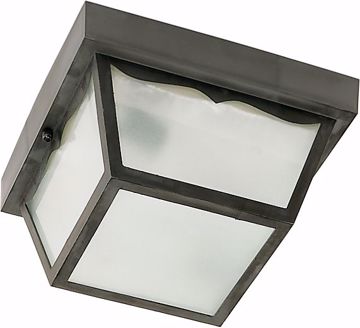 Picture of NUVO Lighting SF77/891 2 Light - 10" - Carport Flush Mount - With Frosted Glass Panels