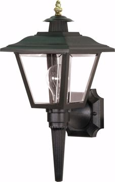 Picture of NUVO Lighting SF77/896 1 Light - 17" - Wall Lantern - Coach Lantern with Brass Trimmed Acrylic Panels