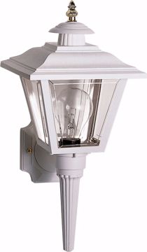 Picture of NUVO Lighting SF77/897 1 Light - 17" - Wall Lantern - Coach Lantern with Brass Trimmed Acrylic Panels