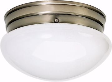 Picture of NUVO Lighting SF77/924 2 Light - 10" - Flush Mount - Medium White Mushroom