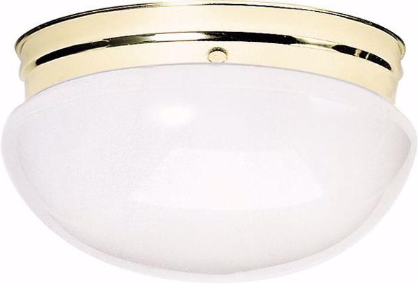 Picture of NUVO Lighting SF77/986 2 Light - 12" - Flush Mount - Large White Mushroom