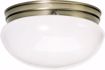 Picture of NUVO Lighting SF77/988 2 Light - 12" - Flush Mount - Large White Mushroom