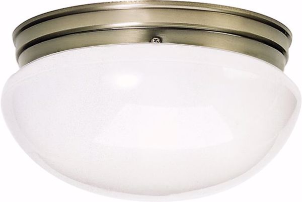 Picture of NUVO Lighting SF77/988 2 Light - 12" - Flush Mount - Large White Mushroom