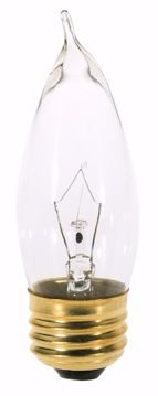 Picture of SATCO A3664 25W TT Standard Clear 130V Incandescent Light Bulb