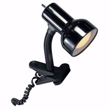 Picture of SATCO Lighting SF76/226 Clip On Goose Neck Lamp; Steel; Black Finish