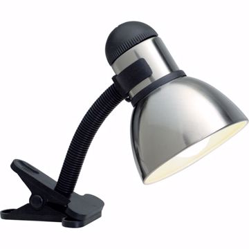 Picture of SATCO Lighting SF76/357 Clip On Goose Neck Lamp; Steel / Black Finish