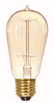 Picture of SATCO S2413 40ST19/CL/15S/120V VINTAGE Incandescent Light Bulb