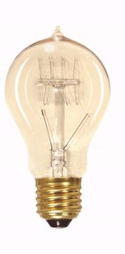 Picture of SATCO S2419 60A19/CL/120V VINTAGE Incandescent Light Bulb