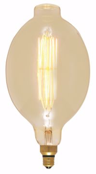 Picture of SATCO S2432 60BT56/AMBER/E26/VINTAGE/120V Incandescent Light Bulb