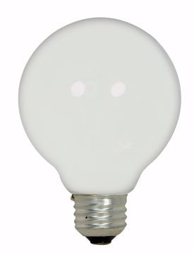 Picture of SATCO S2438 43G25/HAL/WH/120V Halogen Light Bulb