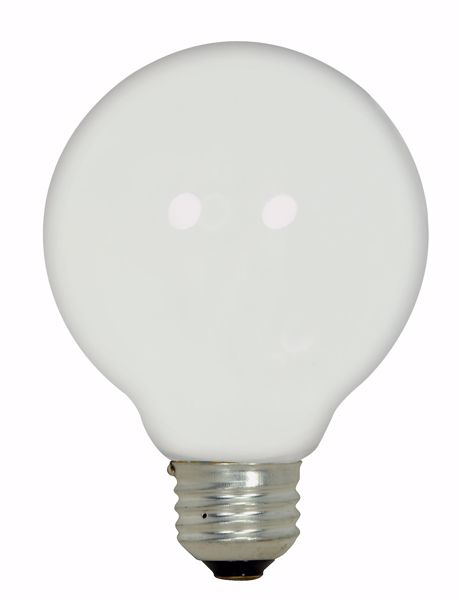 Picture of SATCO S2442 43G25/HAL/WH/120V Halogen Light Bulb