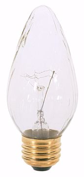 Picture of SATCO S2765 25W F-15 AURORA MED. BASE Incandescent Light Bulb