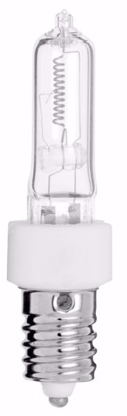 Picture of SATCO S3132 100Q/CL E-14 EUROPEAN BASE Halogen Light Bulb