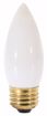 Picture of SATCO S3238 40W Standard Torpedo WHT Incandescent Light Bulb