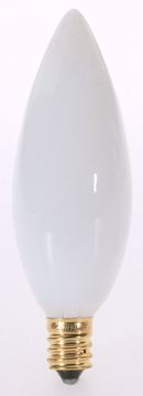 Picture of SATCO S3290 60W Torpedo CAND WHT Incandescent Light Bulb