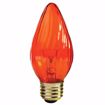 Picture of SATCO S3366 25W F15 Standard AMBER Incandescent Light Bulb