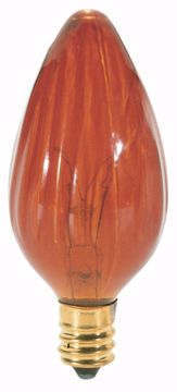 Picture of SATCO S3374 25W F10 CAND AMBER Incandescent Light Bulb