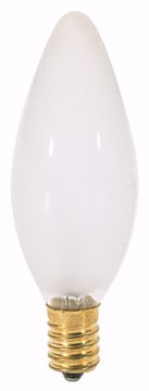 Picture of SATCO S3380 25W Torpedo EUROP E14  Frosted Incandescent Light Bulb