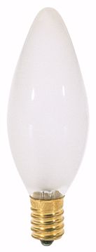 Picture of SATCO S3382 60W Torpedo  Frosted EURO E-14 Incandescent Light Bulb