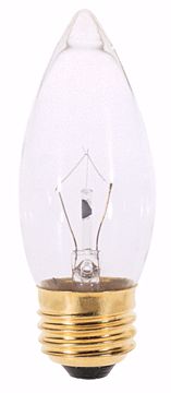 Picture of SATCO S3384 40W TorpedoEDO 220V MED CLEAR Incandescent Light Bulb