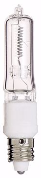 Picture of SATCO S3485 100W Q/CL MINI-CANCARDED Halogen Light Bulb
