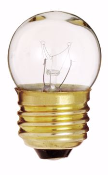 Picture of SATCO S3606 7 1/2W S11 Standard CLEAR Incandescent Light Bulb