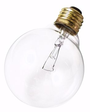 Picture of SATCO S3652 40W G-30 CLEAR MED BASE Incandescent Light Bulb