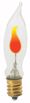 Picture of SATCO S3661 3W TT FLICKER CAND Clear Incandescent Light Bulb