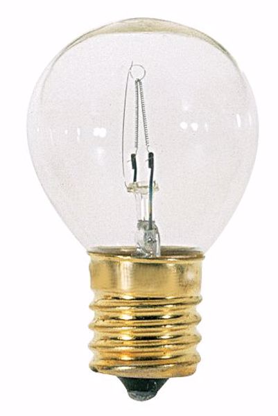 Picture of SATCO S3718 25W S11 CL INTER BASE Incandescent Light Bulb