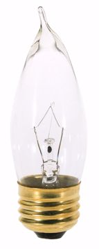 Picture of SATCO S3764 25W TT Standard Clear Incandescent Light Bulb