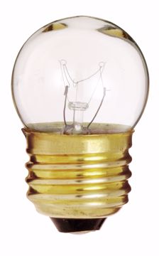 Picture of SATCO S3794 7 1/2W S11 Standard Clear Incandescent Light Bulb