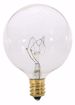 Picture of SATCO S3831 60W G16 1/2 2RD CAND Clear Incandescent Light Bulb