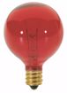 Picture of SATCO S3833 10W G12 1/2 CAND TR RED Incandescent Light Bulb