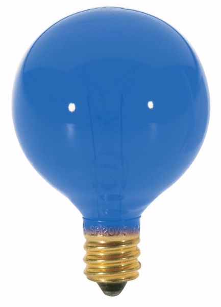 Picture of SATCO S3834 10 G12 1/2 CAND BLUE 120V Incandescent Light Bulb